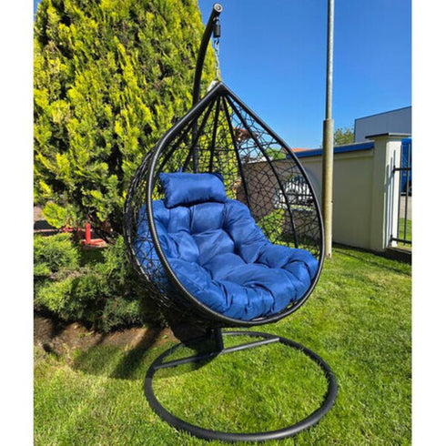 Ljuljaška jaje tamno plava F031TP